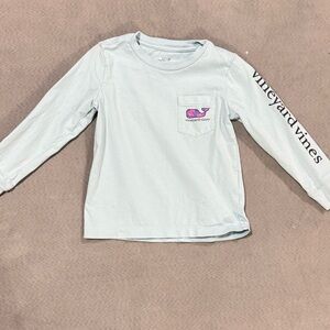 Vineyard Vines Kids Light Blue Long Sleeve Shirt